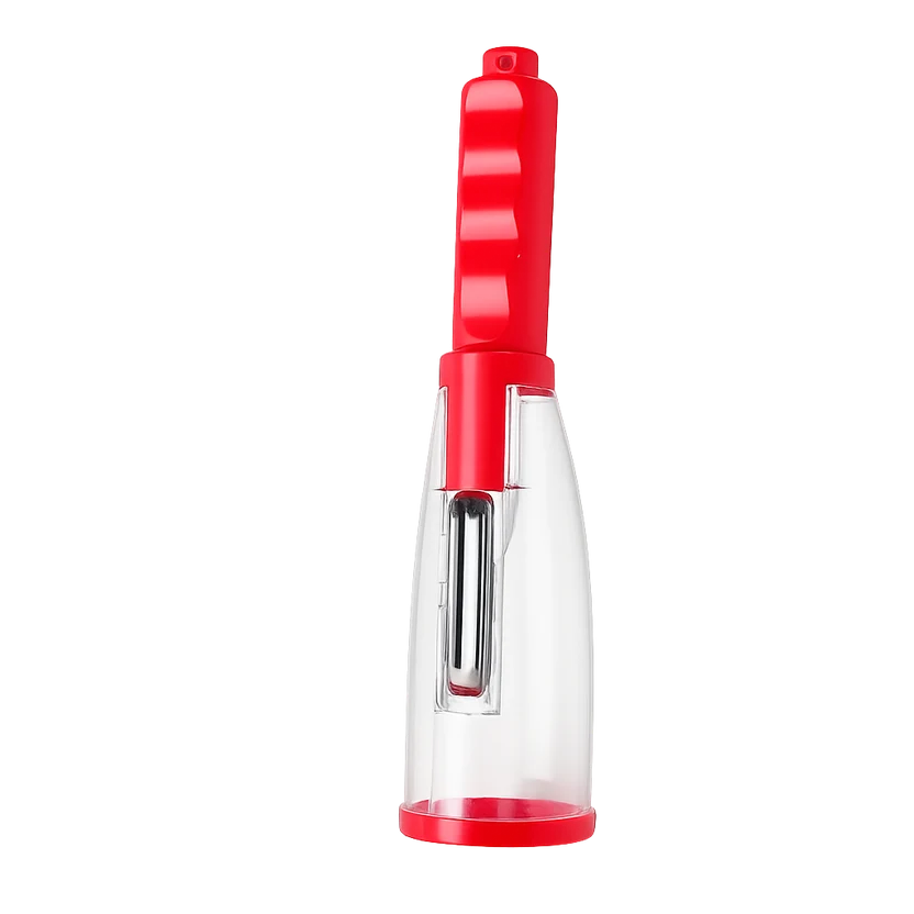 Anti-Splash Fruit & Vegetable Peeler with Container – Mess-Free Kitchen Tool