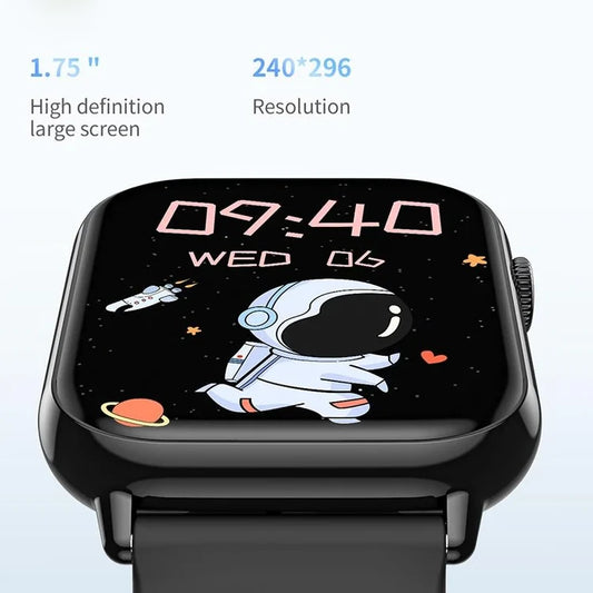Smart Watch with 1.75-Inch Display, IP68 Water Resistance & Bluetooth Calling
