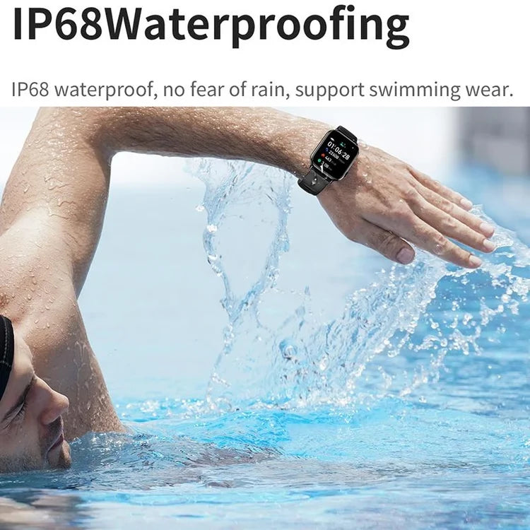 Smart Watch with 1.75-Inch Display, IP68 Water Resistance & Bluetooth Calling